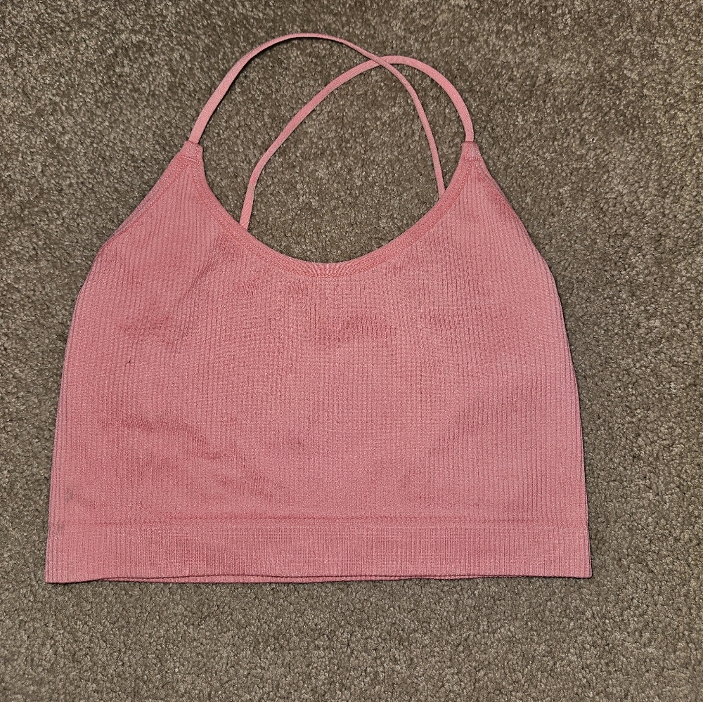 Colsie coral colored bra/cami in size Small